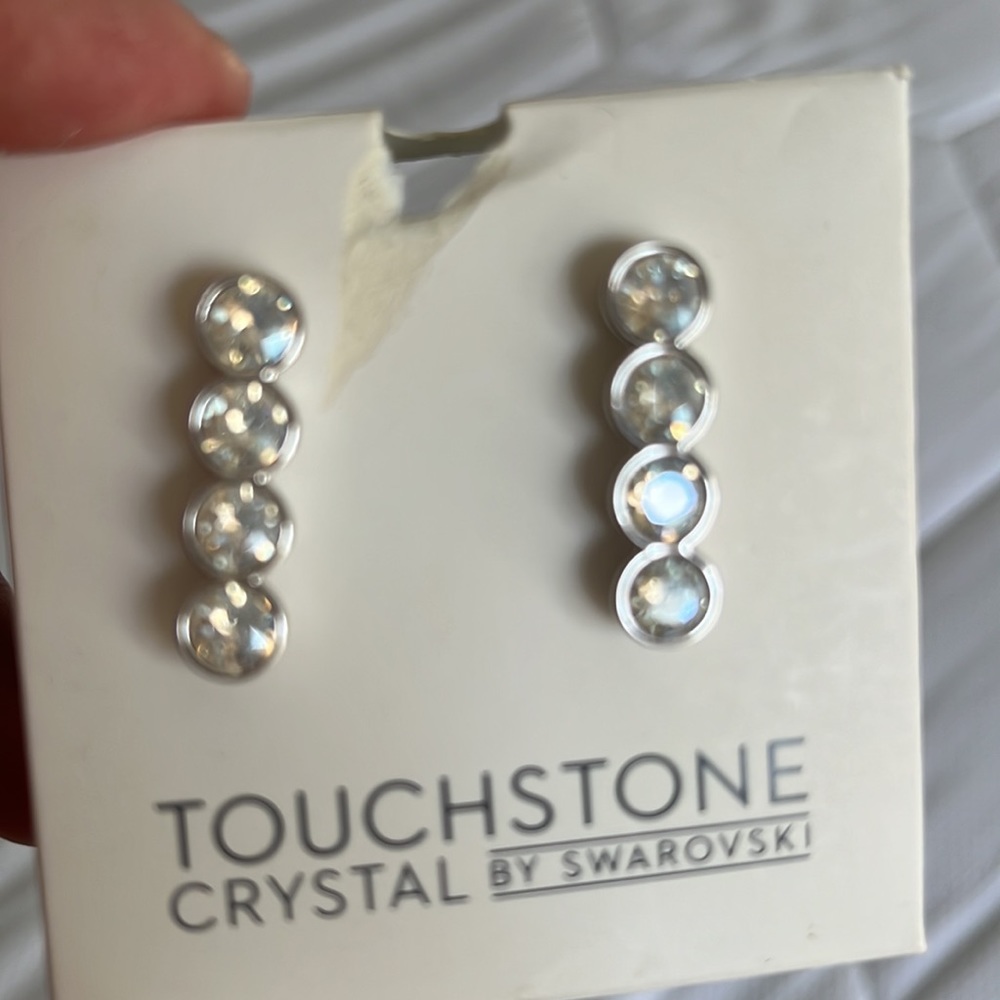 Crystal Aurora TC 4 tier earrings